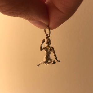 3D Silver Virgo Pendant